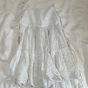 Free people white eyelet dress